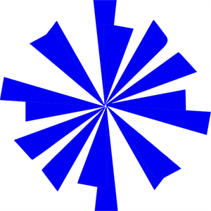 300x300 Blue Starburst Png, Svg Clip Art For Web