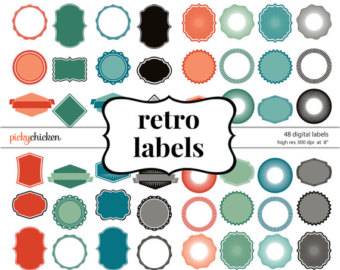 340x270 Circle Frames Clip Art 42 Black Amp White Digital Borders