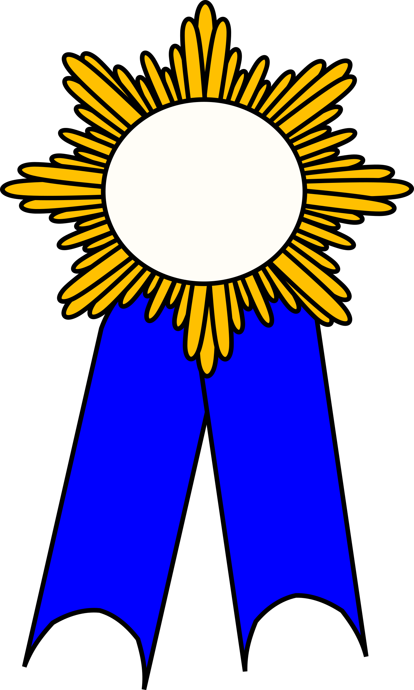 1442x2400 First Prize Ribbon Clipart