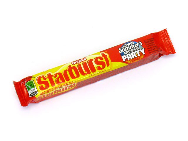 640x480 Starburst Original Fruit Chews 2.07 Oz Roll