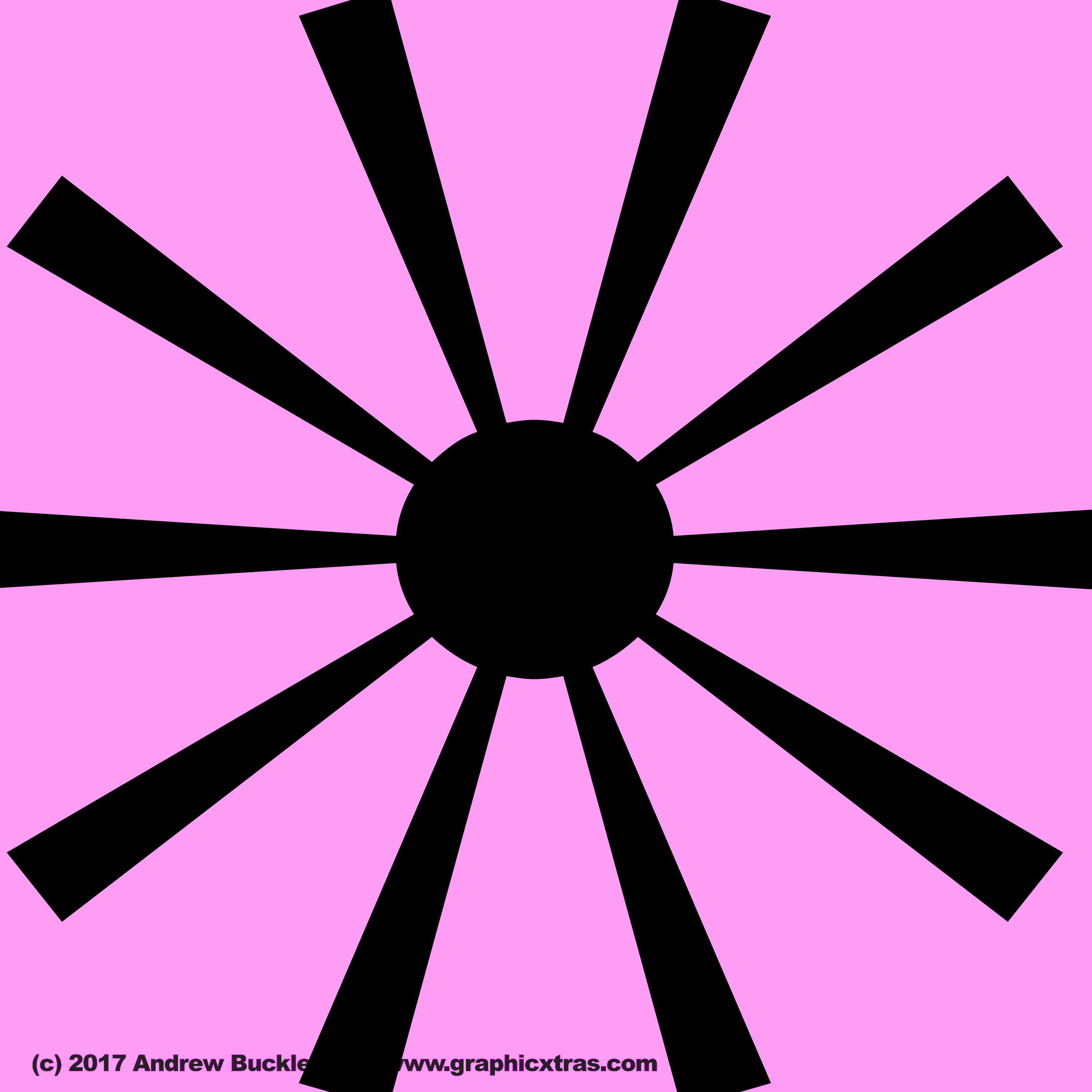 3000x3000 Starburst Brushes Royalty Free