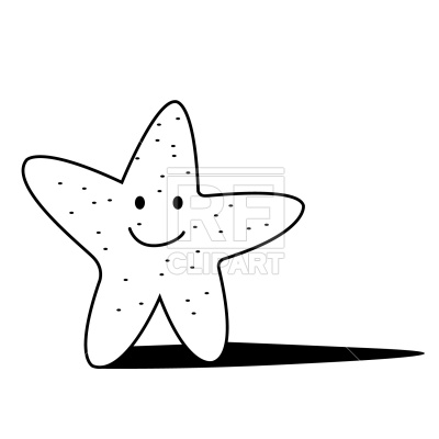 400x400 Starfish Royalty Free Vector Clip Art Image