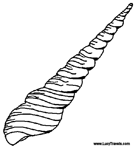 458x500 Seashell Starfish Outline Clip Art Free Clipart Images Image