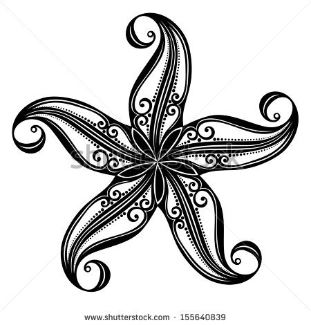 450x470 Starfish Silhouette Clipart Panda