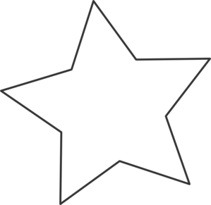 299x291 Black And White Star Clipart