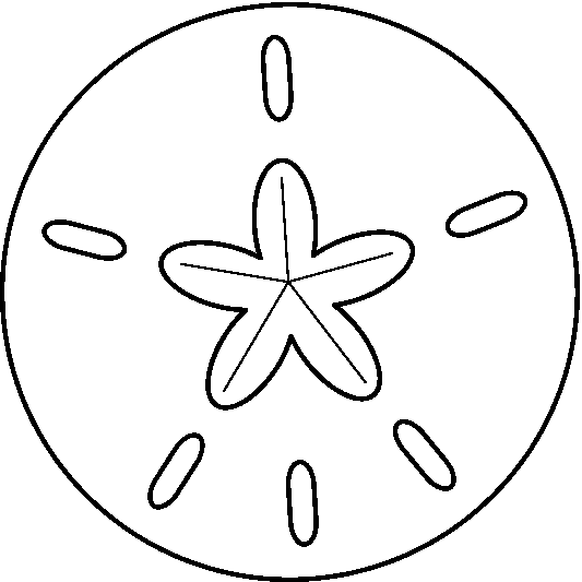533x533 Best Sand Dollar Clip Art