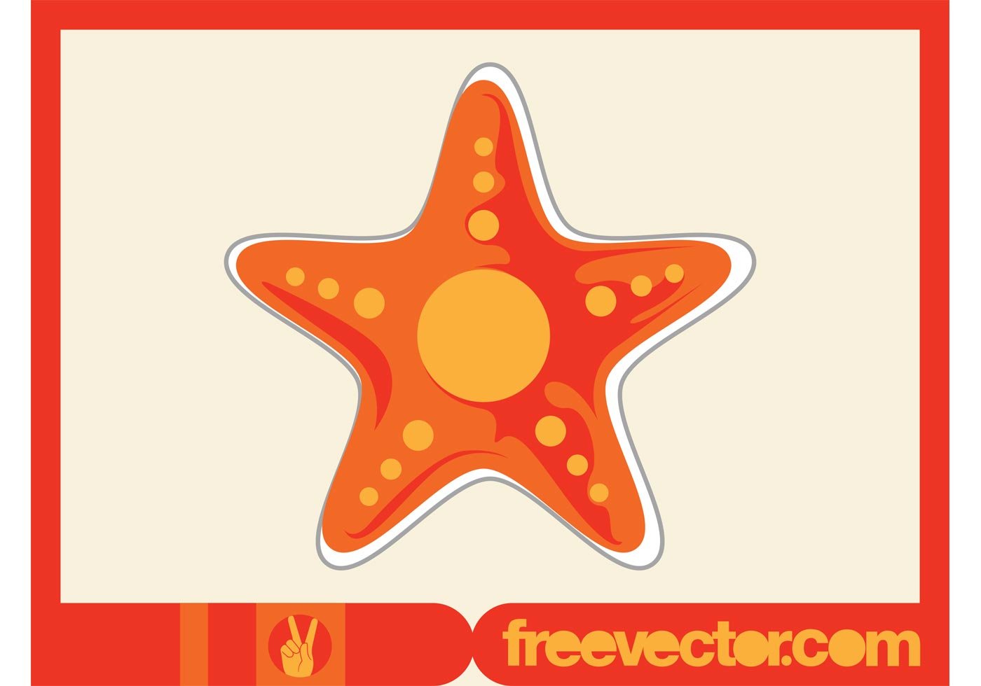 1400x980 Starfish Free Vector Art