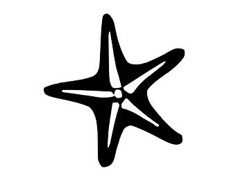 340x270 Starfish Silhouette Etsy