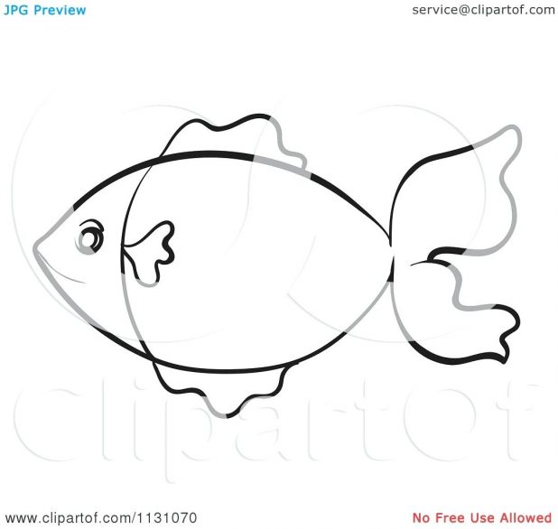 618x586 Fish Outline Clip Art At Vector Coy Tattoo Template Koi Drawing