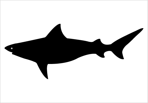 502x351 Shark Silhouette Graphics Silhouette Graphics