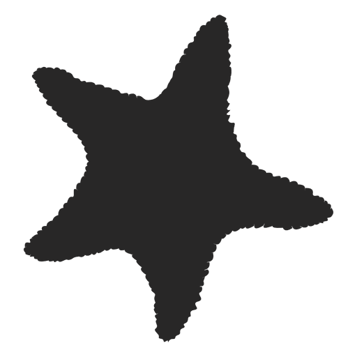 512x512 Starfish Silhouette 1