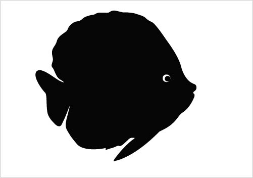 501x352 Fish Silhouette Silhouette Graphics