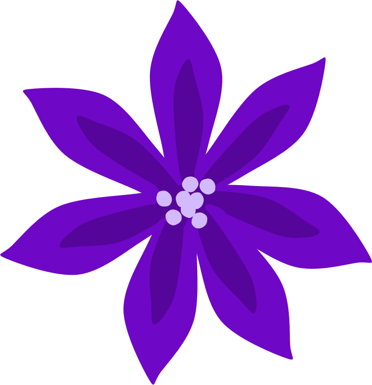 747x772 Purple Lily Clipart