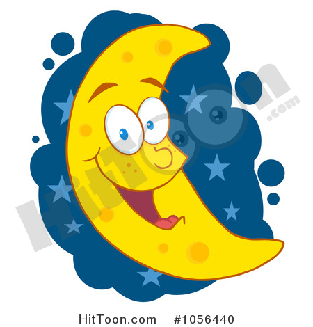 450x470 Moon Clipart