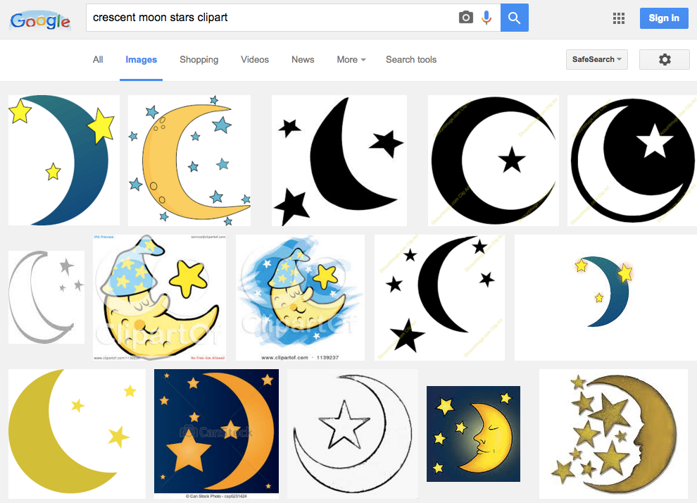 990x714 Moon Clipart Star And Crescent
