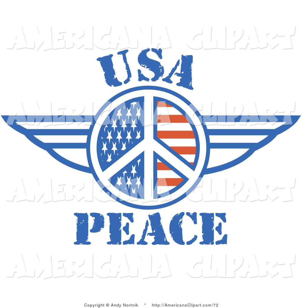1024x1044 Americana Vector Clip Art Of A Red White And Blue American Peace