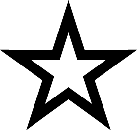 278x264 Bitch Stars Black White Clipart Panda