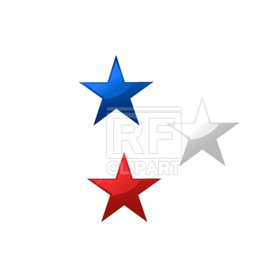 400x400 Shiny Stars Free Vector Clip Art Image