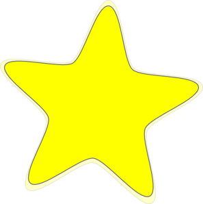 297x298 Yellow Star Clipart