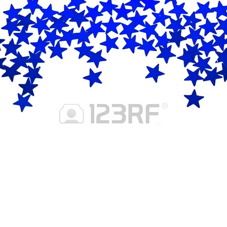 450x450 Blue Star Border Clipart