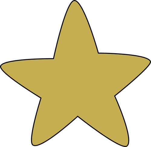 500x486 Gold Stars Clipart