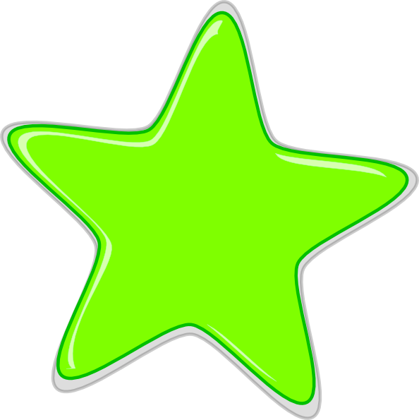 594x595 Green Star Edited2 Clip Art