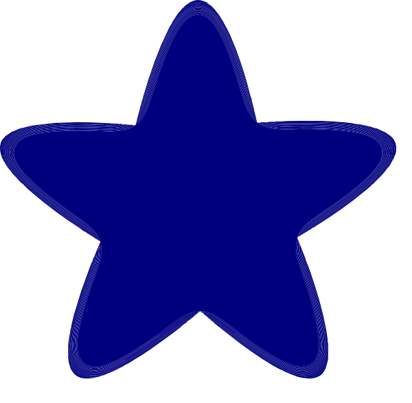 600x587 Rounded Star Clipart