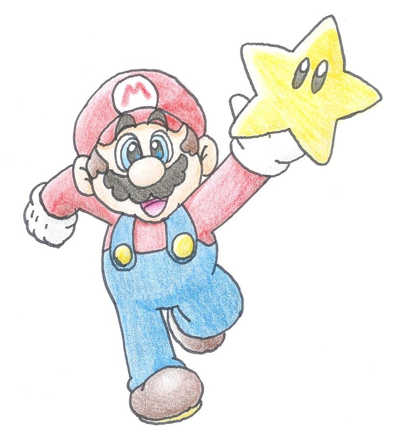 800x893 Mario's Star By Minimariodrawer