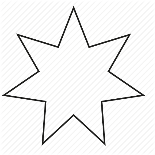 512x512 Outline, Point, Star, Thin Icon Icon Search Engine