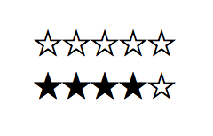 240x153 Star Ratings With Very Little Css Css Tricks