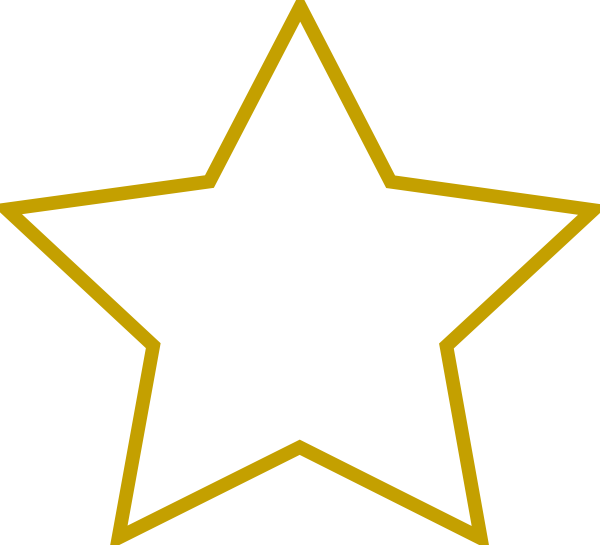 600x545 Stars Clipart Template