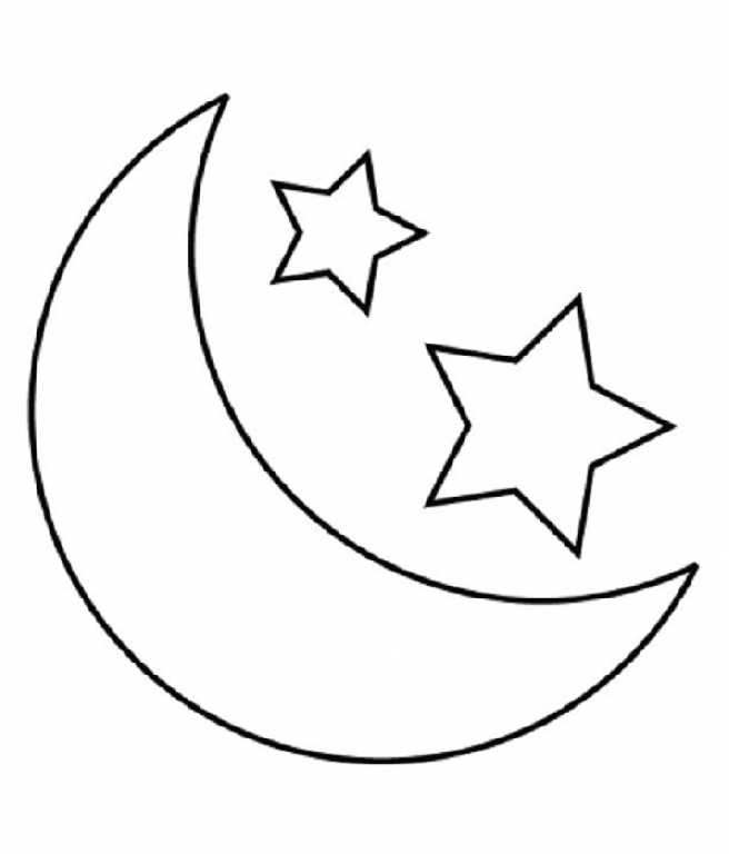 656x768 Child Moon And Stars Coloring Pages Printable Nappy Time