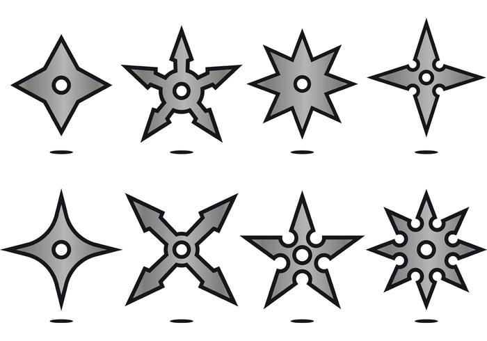 700x490 Throwing Star Free Vector Art