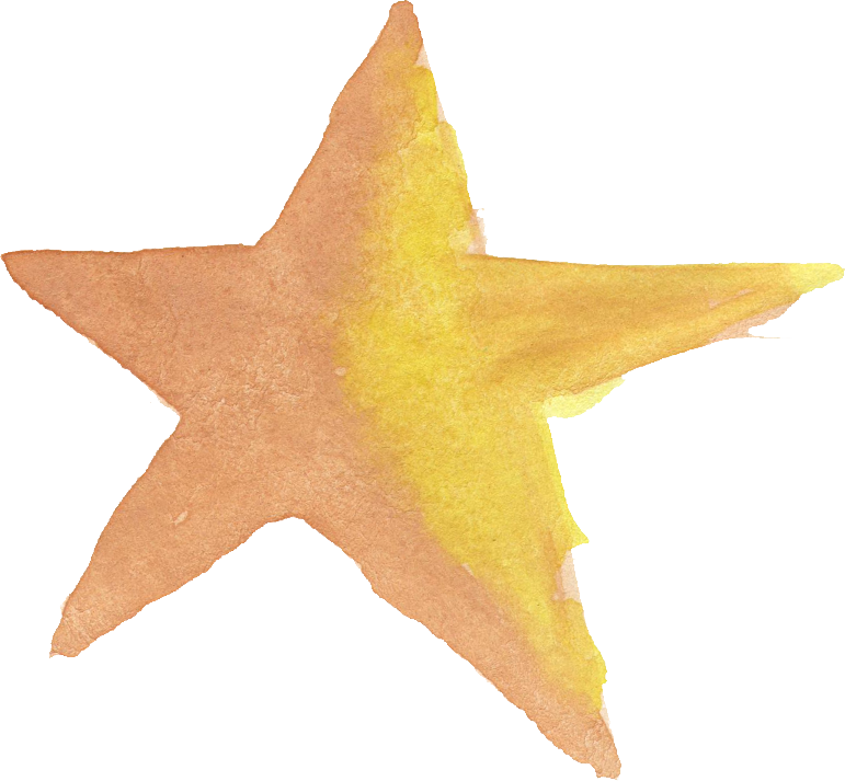 771x713 15 Watercolor Star (Png Transparent)