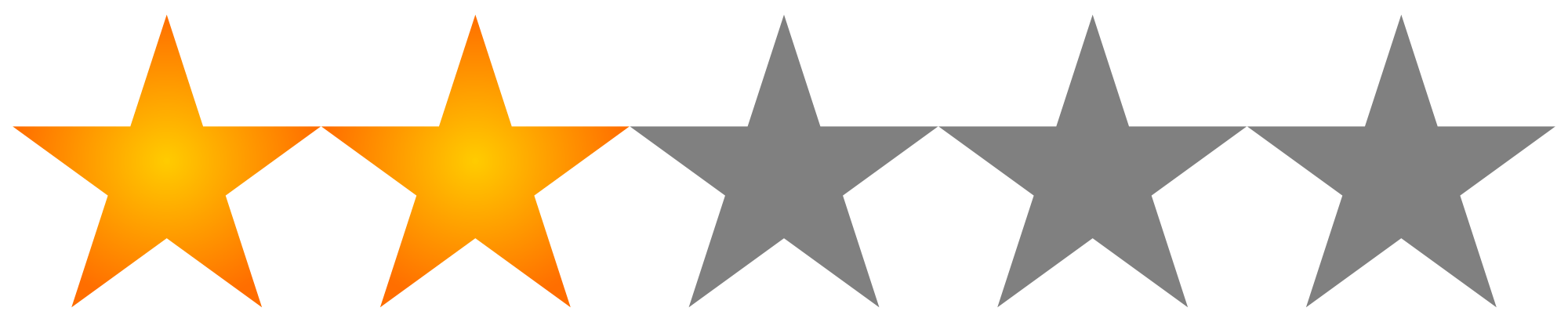 2000x411 Stars Voting 2 Stars Transparent Png