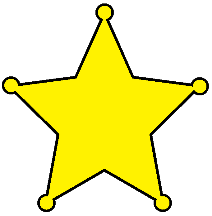 682x693 Western Stars Cliparts 274378