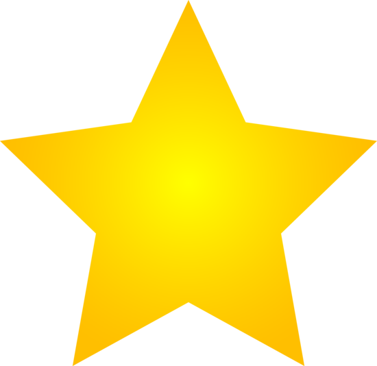 550x534 Shining Star Clipart With No Background
