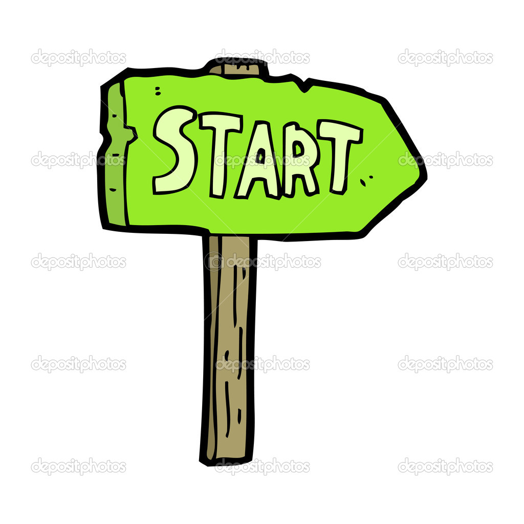 1024x1024 Sign Start Clipart