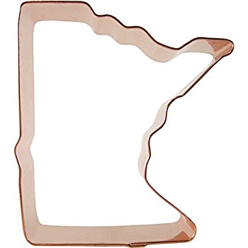 350x350 State Of Minnesota Tin Cookie Cutter 3.25 Kitchen