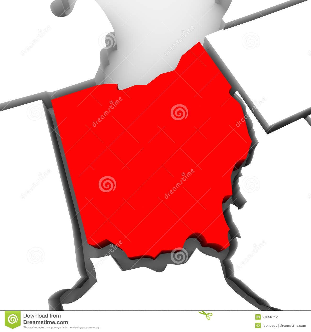 1300x1390 Red State Map Clipart