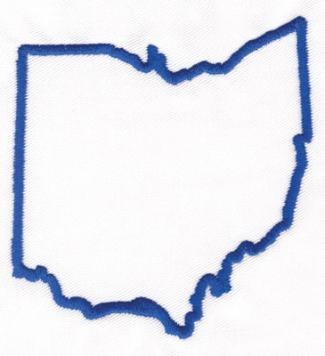 365x400 Ohio State Map Clip Art