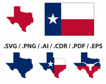 340x270 Texas Flag Art Etsy