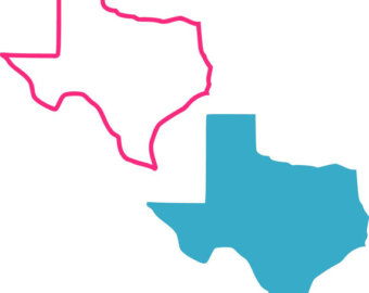 340x270 Texas Outline Etsy
