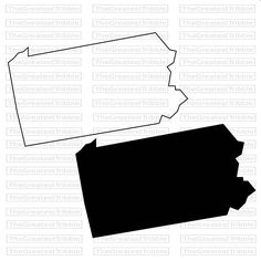 236x236 New Hampshire State Map Svg Png Jpg Vector Graphic Clip Art New