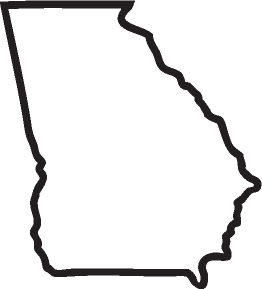 262x289 Georgia State Vector Clip Art