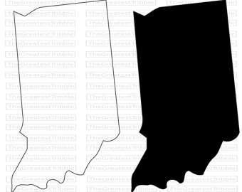 340x270 Indiana Outline Etsy