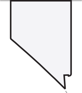 261x298 Nevada, Us State, White Clip Art