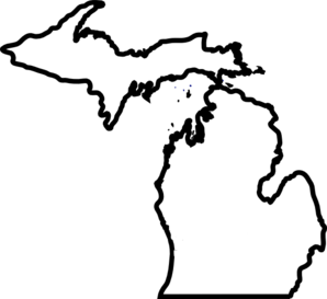 298x273 State Of Michigan Clipart