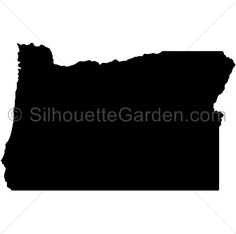 236x234 Oregon State Outline Map In Svg Format Clip Art Places Oregon