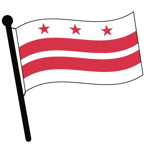 500x500 Us Flag American United States Clipart 2